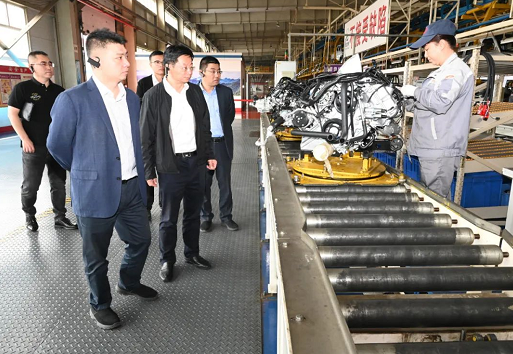 中信银行山西省行分管公司副行长范天民一行到williamhill官网参观考察